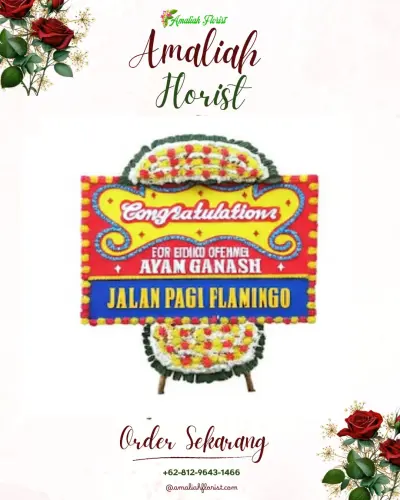 Bunga Papan Congratulation di Temuireng